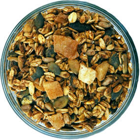 Appel Kaneel granola